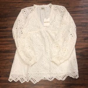 SMYM White Eyelet Dress